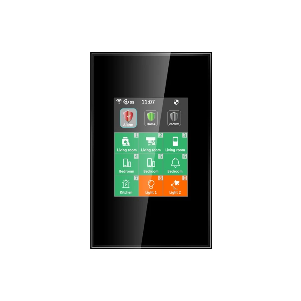 LCD Wifi Mesh Alarm Smart Switch Kit